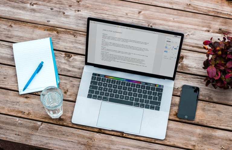 Cv On Laptop