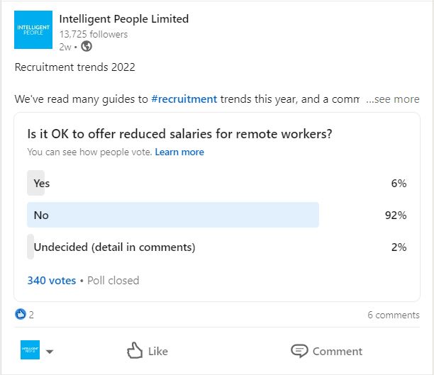 Linkedin Poll