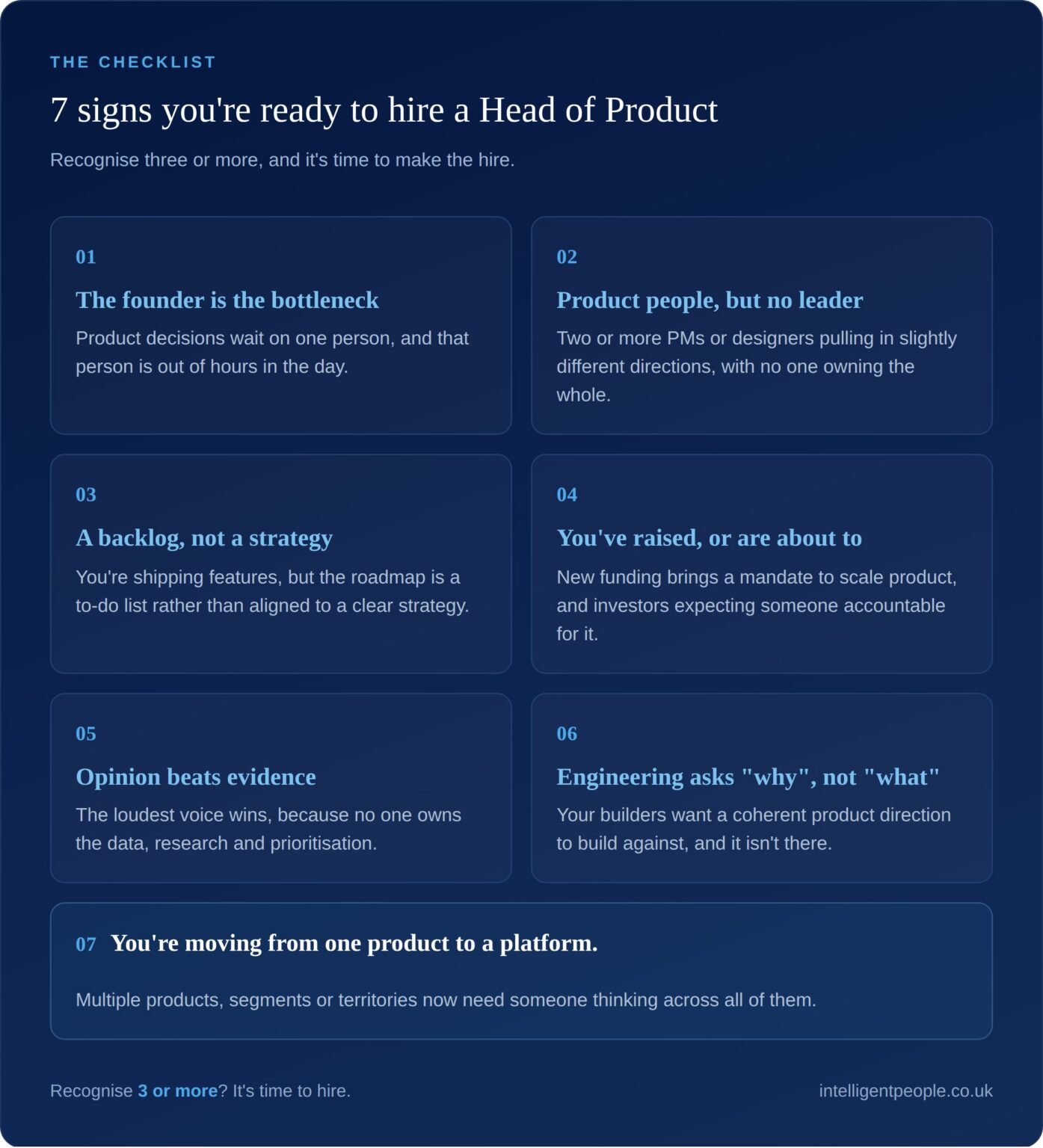 7 Signs Ready To Hire Head Of Product